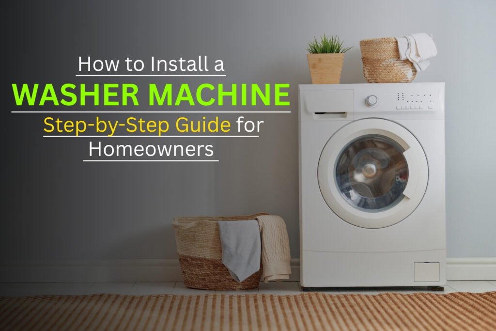 How to Install a Washer Machine: Step-by-Step Guide for Homeowners